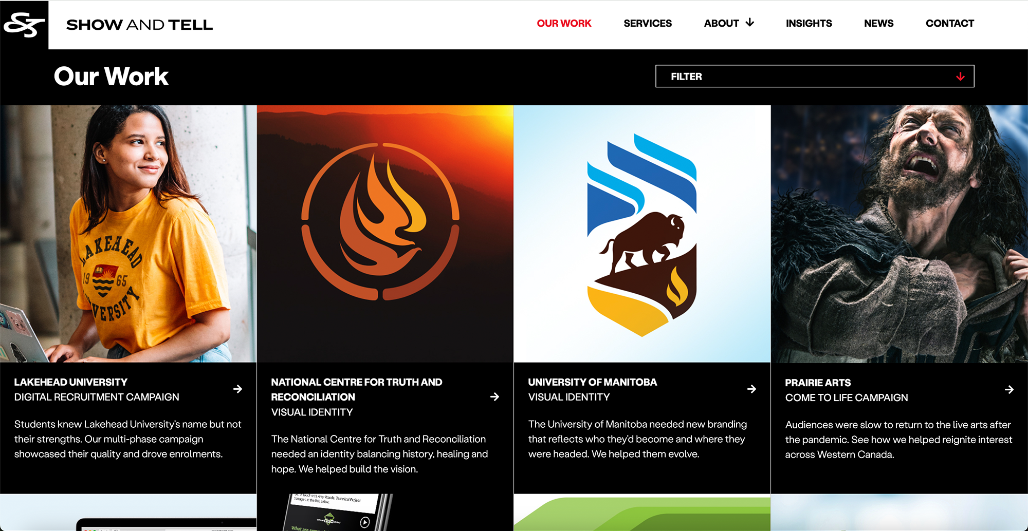Show and Tell Homepage